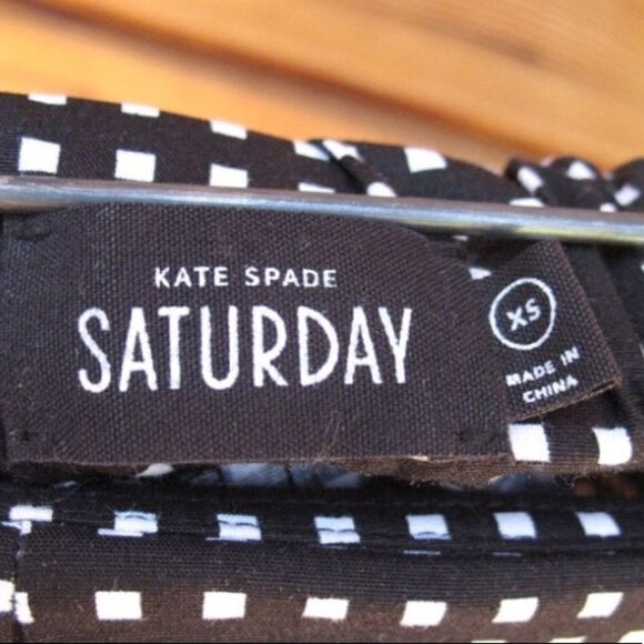 NWOT Kate Spade Black White Shorts - Picture 7 of 7